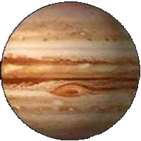 Jupiter mit Auge